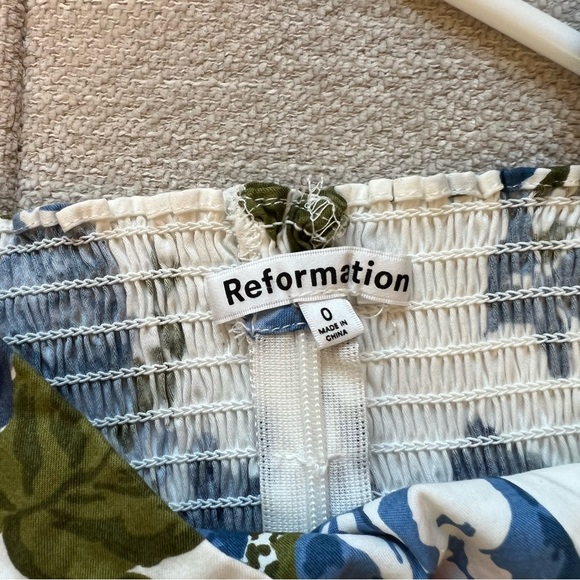 Reformation Blue Floral Tank - Picture 4 of 4